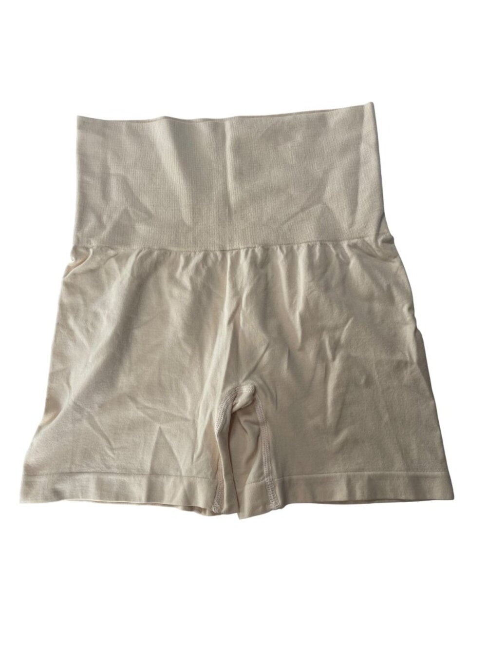 Shapermint Empetua Everyday Smoothing Shorts Shapewear Tan Sz MED 43425